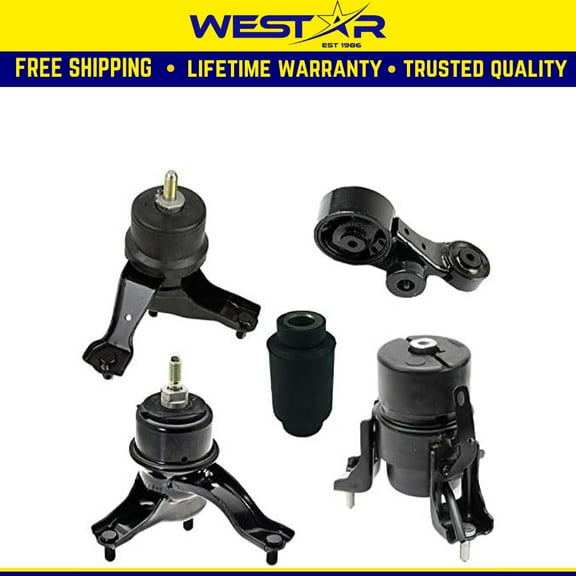 Fits 2007-2010 Toyota Sienna 3.5L AWD Engine Motor & Transmission Mount Set : A4239HY, A62036HY, A4284, A4266, A4207