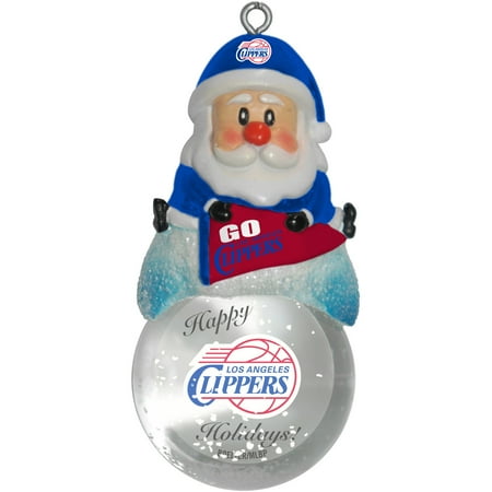 Topperscot by Boelter Brands NBA Santa Snow Globe Ornament, Los Angeles Clippers