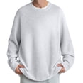 thumbnail image 2 of StSilkitty Long Sleeve T-Shirts for Men Loose Casual Crew Neck Pullover Tops Lightweight Comfy Breathable Shirts, 2 of 8