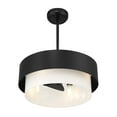 thumbnail image 3 of Matte Black LED Fandelier from the Diana Collection, 3 of 5