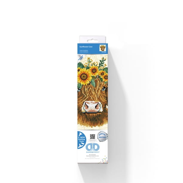 DIAMOND DOTZ® Sunflower Cow Special Edition Diamond Painting Kit