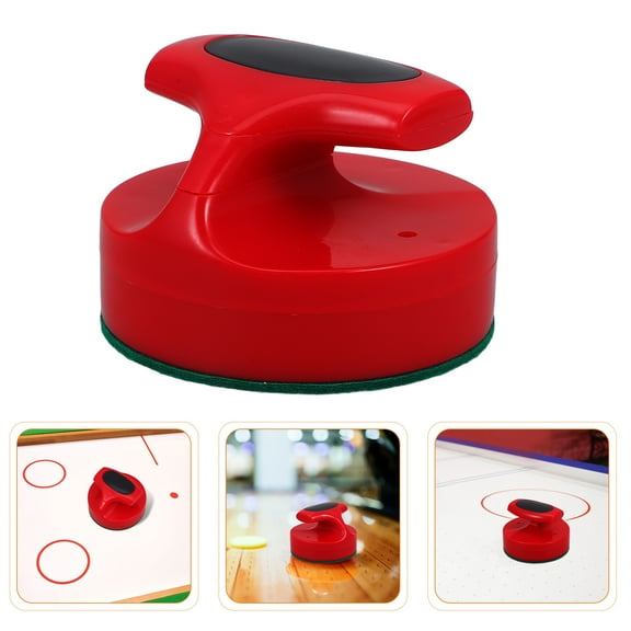 LOLIPPYY 2Pcs Air Hockey Paddles Plastic Handles for Tournament and Recreational Use