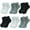 Plain Mix, variant on Glory Max Kids Baby Boys Girls Toddler Solid Ankle Socks Cotton Size 4-6 Years Black 12 Pairs
