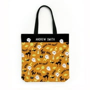 Personalized Halloween Tote Bag - Spooky Cute, Mulitple Sizes