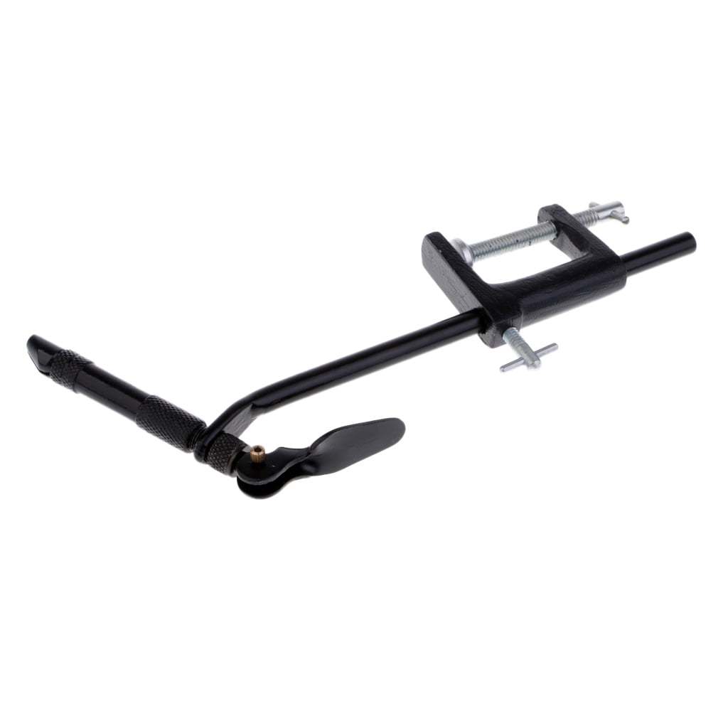 Dualoai Rotary Fly Tying Vise, Stainless Steel Travel Vise with C Clamp, Traveler Fly