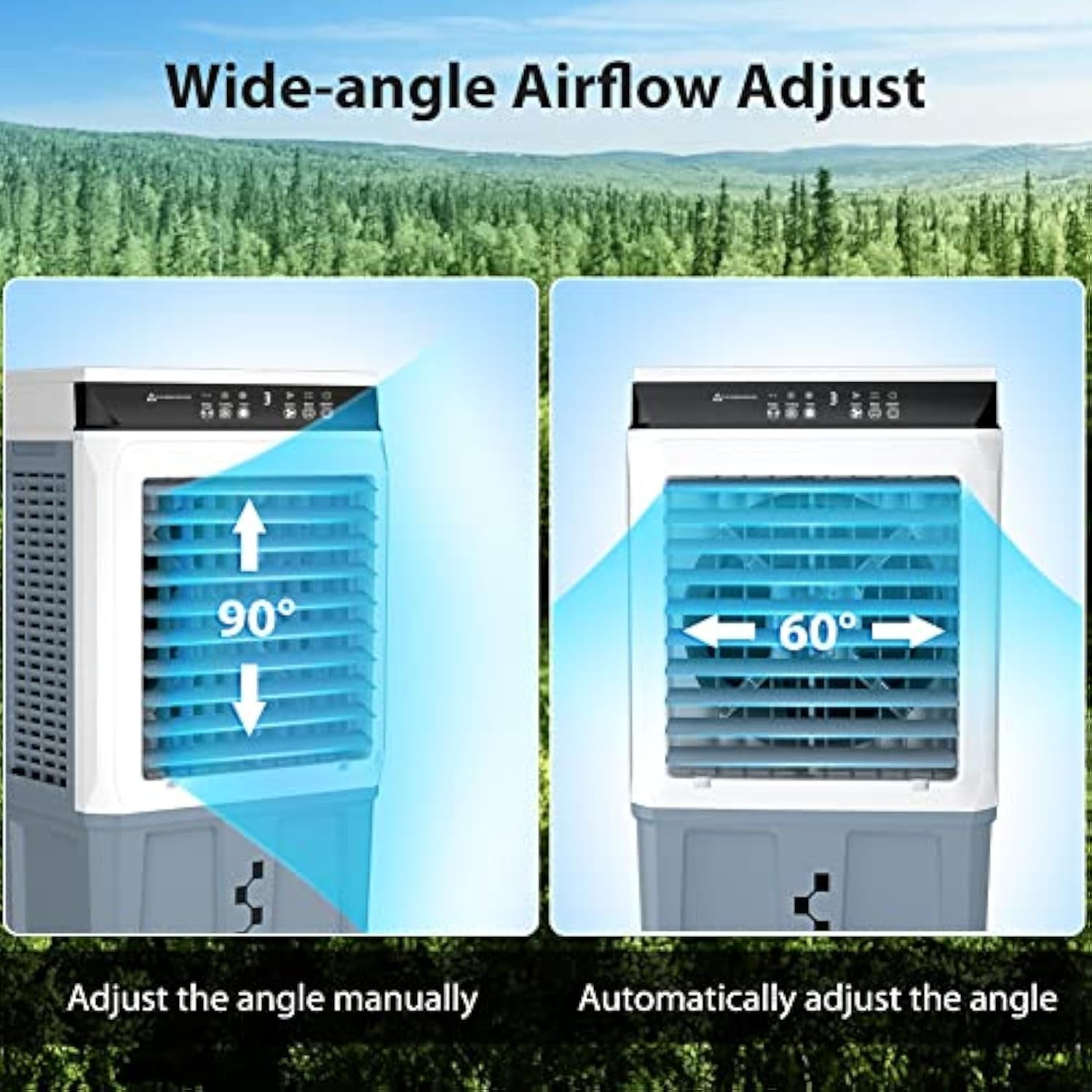 wzho3115  6414307040456 3-IN-1 Portable Air Conditioner, Evaporative Air Cooler/Humidifier/Cooling