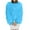 Sky Blue, variant on Hueook Faux Fur Coat Women's Winter Solid Color Casual Extended Warm Jacket Purple XL