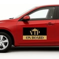 thumbnail image 1 of VIP On Board Car Magnet Sign by DC | Flexible Car Magnetic Sheets with Adhesive Backing | 10"x20" Bumper Magnet Sticker for Vehicles, Trucks & Business Advertising Signs | 2 PC | Made in USA, 1 of 7
