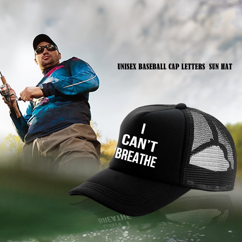 Letter Mesh Breathable Snapback Cap 