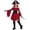 01_Red, variant on Girls Off Shoulder Halloween Medieval Pirate Dress, Ruffle Flare Sleeve Handkerchief Hem Costume Dress for Party, 3-12 Years