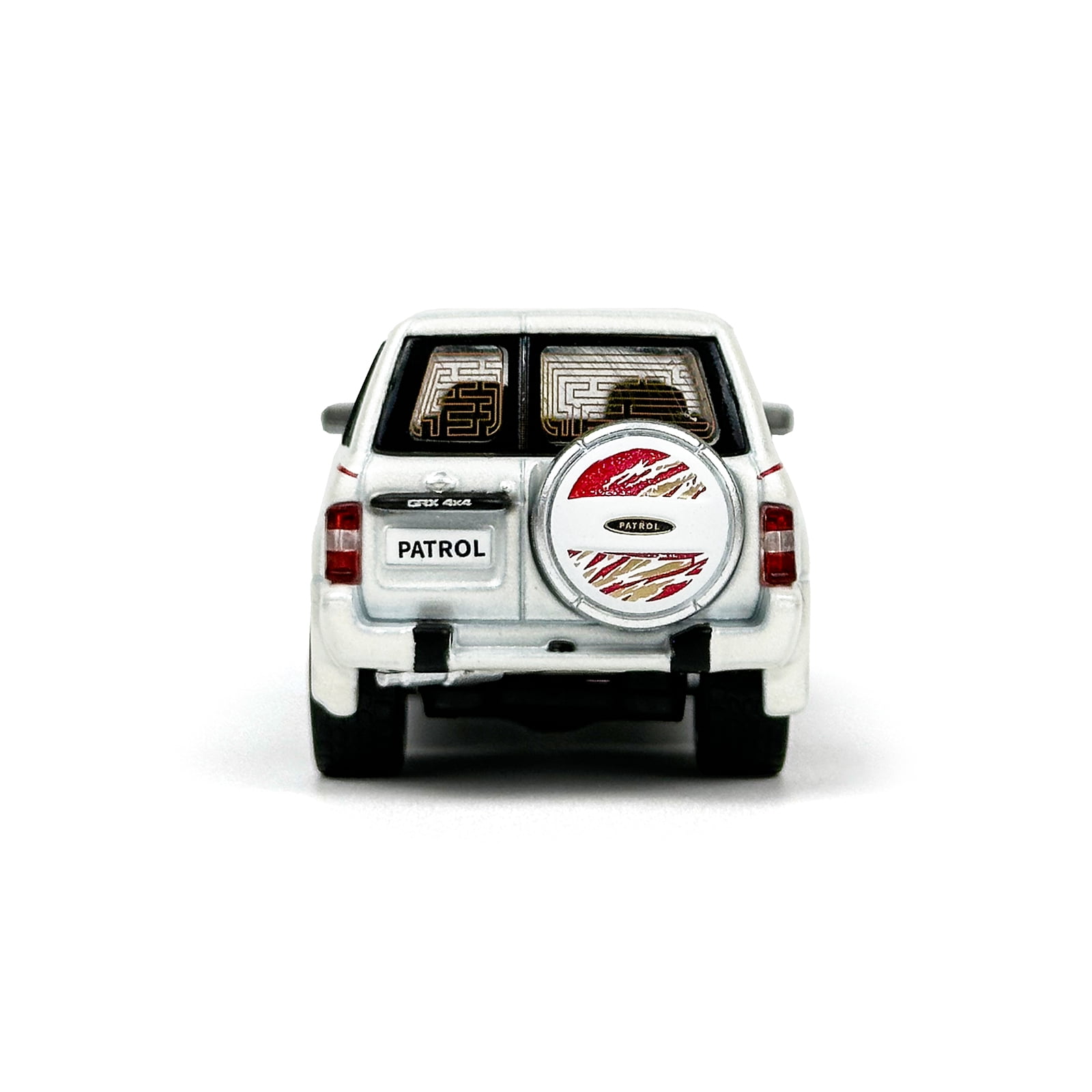 1:64 Scale Paudi Nissan Patrol White Diecast Model Car Miniature Toy Car Vehicle