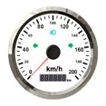 thumbnail image 1 of 85mm GPS Speedometer 125/200KM/H with GPS Antenna for Motorcycle Racing Car Waterproof IP67 Overspeed Warning 12V 24V, 1 of 7