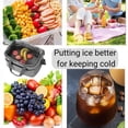 thumbnail image 4 of Jiarui Soft Cooler Bag Insulated 30 Cans Upgraded Leak-Proof Camping Black Travel Lunch Bag, 4 of 5