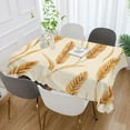 thumbnail image 2 of Yayeee Tablecloths for Rectangular Tables 54 x 54 inch Party Table Cover, Wheat Ears Pattern, 2 of 6