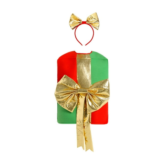 segolike Christmas Box Costume for Kids Cosplay Outfit for Performance Christmas Prom L XL