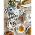 thumbnail image 4 of St. Patrick's Day Kitchen Dish Towels for Drying Dishes Set of 2, Cute Puppy Lucky Shamrock Black Plaid Waffle Weave Microfiber Hand Tea Bathroom Towels Quick Dry & Absorbent Towel 15.7x23.6, 4 of 7
