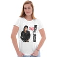 thumbnail image 4 of Michael Jackson Bad Album Cover Womens Fitted Plus Size Graphic Tee Brisco Brands 2X, 4 of 5