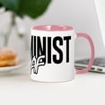 thumbnail image 4 of CafePress - Feminist AF Mug - 11 oz Ceramic Mug - Novelty Coffee Tea Cup, 4 of 6