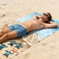 thumbnail image 5 of Microfiber Extra Large, Oversized Blue White Beach Towels, Beach Towel Double Sided Velour, Soft & Lightweight, Cute Dolphin Towel for Adults & Women，Sand Free for Pool,Spa,Swim,Travel, 5 of 6