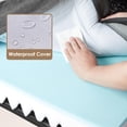 thumbnail image 3 of Cama ortopédica para perros EHEYCIGA, espuma viscoelástica, impermeable, para tamaño mediano, 3 of 9