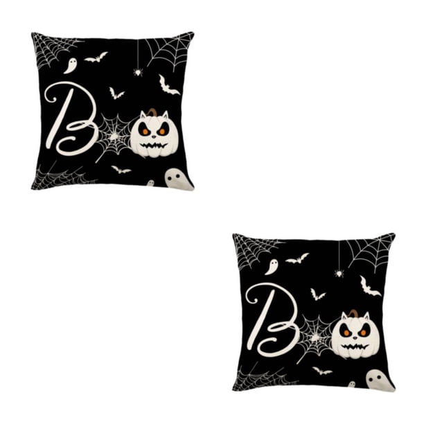 Fundas de cojines transpirables Wosthever nuevas decoraciones de Halloween 2Conjunto