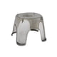 thumbnail image 1 of Wosthever Reposapiés ergonómico de oficina para adultos, reposapiés de relajación para trabajar, estudiar, reposapiés antideslizante, Conjuntos de muebles de sala de estar Gris transparente, 1 of 6