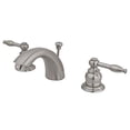 thumbnail image 2 of Kingston Brass KB958KL Chevalier Mini-Conduit de Salle de Bain, 4 Pouces Réglable au Centre, Nickel Brossé, 2 of 4