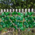 thumbnail image 3 of LShunze Expandable Faux Ivy Fence Privacy Screen for Patio Outdoor Balcony Bedroom Decor,Artificial Dark Green Hedges Wall Decoration Fencing Panel(Single Sided Leaves), 3 of 7