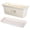 A, variant on Rectangular Planter with Saucers Modern Garden Pot Indoor Outdoor Container Drainage Tray for Balcony Patio and Home Garden