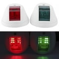 thumbnail image 3 of Navigation Light, Sailing Signal Lights IP66 Waterproof LED LED Bow Light, For Pontoon Marine Black,White, 3 of 8