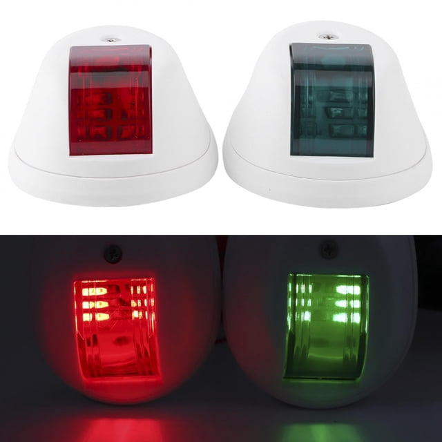 Boat Navigation Light Marine Navigation Light Led Anchor Light Navigation Light, LED LED Bow Light, Boat For Marine Pontoon Yacht Black,White