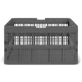 thumbnail image 4 of Mainstays Kids Large Gray Collapsible Storage Basket with Handles, 4 of 6