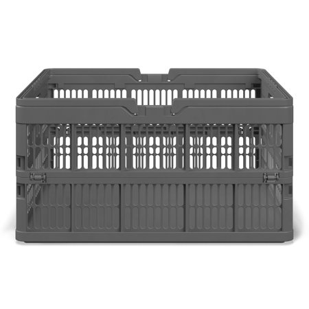 MAINSTAYS KIDS LARGE GRAY COLLAPSIBLE STORAGE BASKET WITH HANDLES