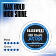 thumbnail image 3 of Beardburys Extreme Hold Pomade for Men Style & Finish Hair Wax Extra Firm, Strong Hold & High Shine Hair, Water Based, Easy to Wash Out, Adds Volume 100ml, 3 of 5