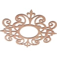 thumbnail image 2 of Ekena Millwork 28"OD x 9 1/8"ID x 3/8"T Dijon Wood Fretwork Pierced Ceiling Medallion, Cherry, 2 of 3