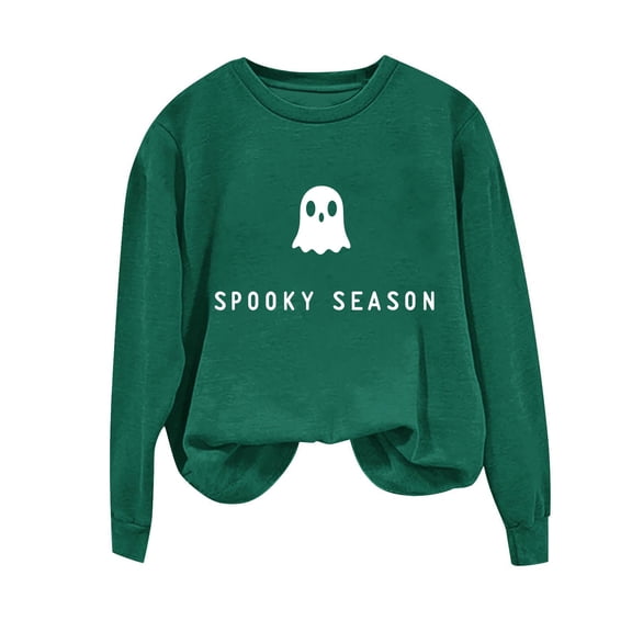 Yangnuo Womens Cute Fall Winter Sweatshirts Women's Fashionable Loose Casual Printed Long Sleeved Sweatshirt Top