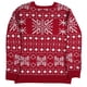 thumbnail image 3 of Gibobby Sudadera de Navidad para mujer Suéter de cuello redondo con patrón navideño de otoño e invierno para mujer(Rojo,XG), 3 of 5