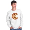 thumbnail image 4 of His Hers Matching Set Pizza Lovers Unisex Plus Fleece Graphic Sweatshirt Brisco Brands 3X, 4 of 6