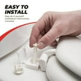 thumbnail image 5 of ZHIMAO Universal Toilet For Seat Hinge Bolt Screw Nut Set in Rust Resistant Plastic, 5 of 9