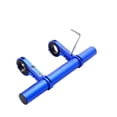 thumbnail image 4 of Yuarrent Barra de extensión para bicicleta de 10/20cm, barra extensora para manillar de bicicleta de montaña o carretera, soporte para velocímetro, Ciclismo Azul 20 cm Yuarrent OD2865-09B, 4 of 5