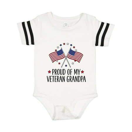 

Inktastic Military Proud of Veteran Grandpa Gift Baby Boy or Baby Girl Bodysuit