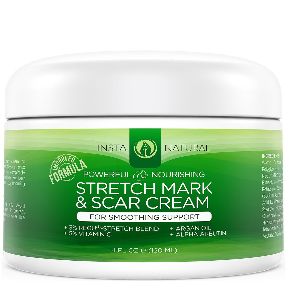 InstaNatural Stretch Mark & Scar Cream Formula for Scar Removal
