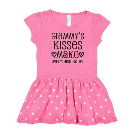 

Inktastic Grammy Kisses for Granddaughter Gift Baby Girl Dress