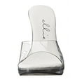 thumbnail image 6 of Vanity 4.5" Heel Clear Mule Shoe, 6 of 8