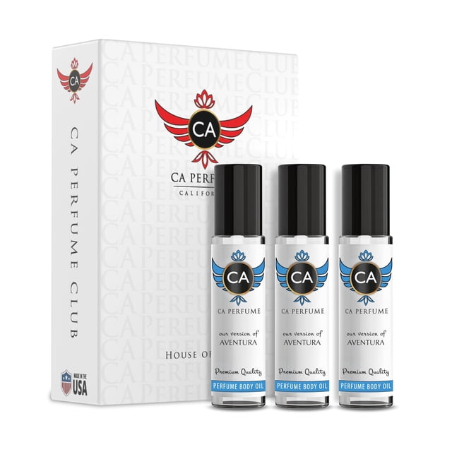 Perfume CA Aventura Eau De Parfum, 10 ml, para hombre (paquete de 3)