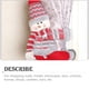 thumbnail image 2 of Toystoory Hebilla navideña para cortina, adornos navideños, decoraciones de diseño de escena para el hogar, Clip para atar cortinas, soporte Muñeco de nieve, 2 of 6