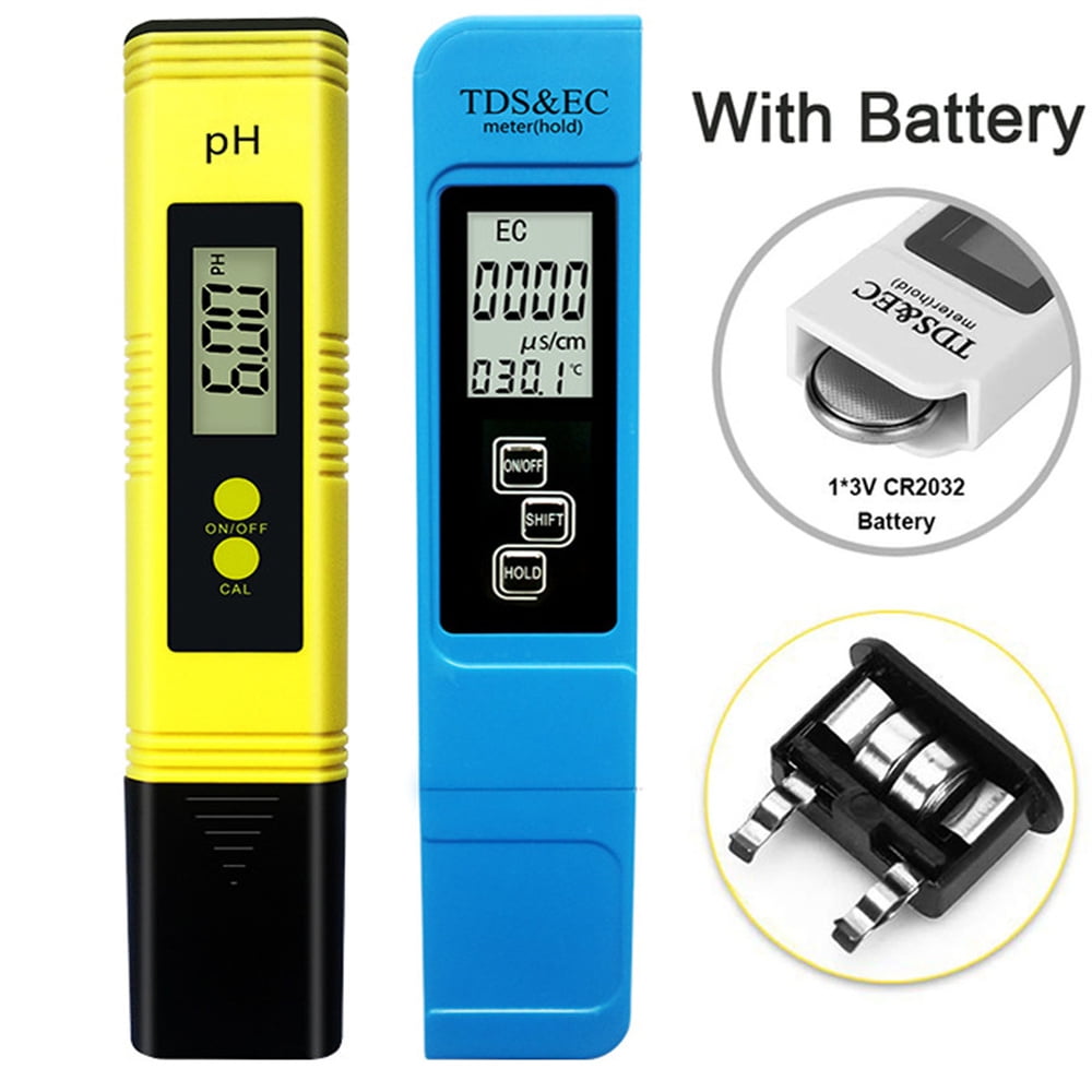 PH Meter, pH TDS EC Temperature and Organic Tester 5 in 1 Set, Digital