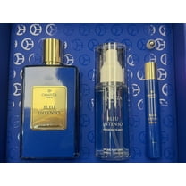 Omayza Bleu Intenso (EDP 3.4 oz Fragrance Mist 3.4 oz Perfume Oil 10 ml) for Men