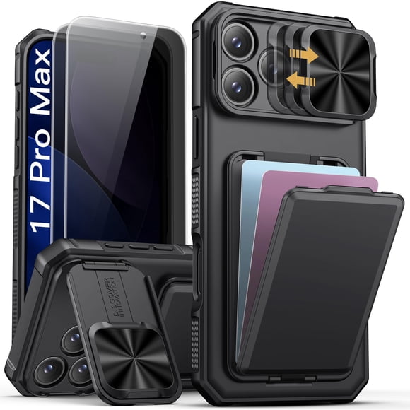 Funda para iPhone 17 Pro Max 6.9" con billetera SSLOTSCASE
