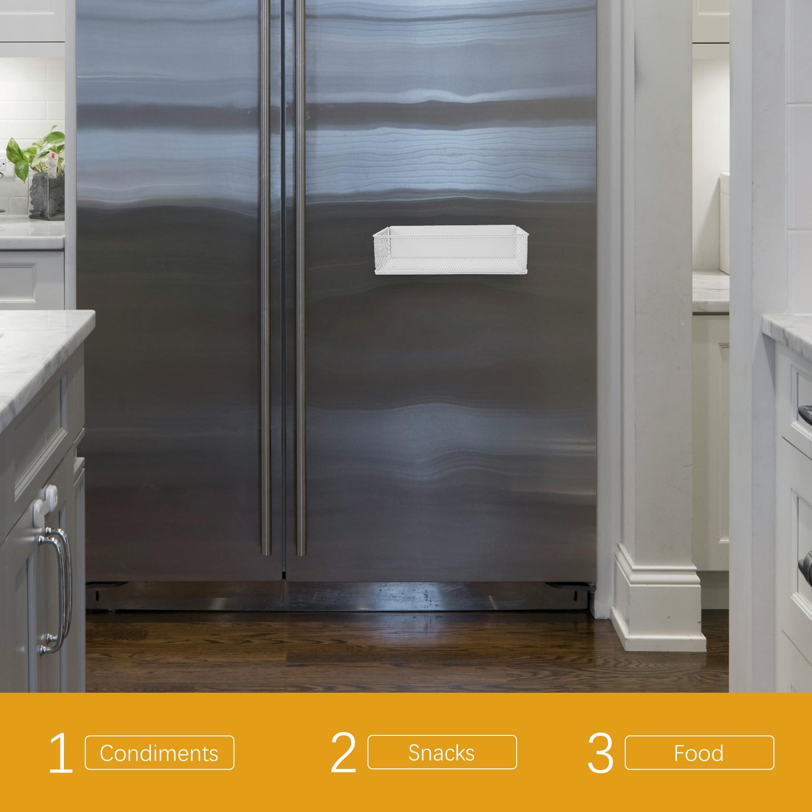 Refrigerator Storage Box Magnetic Stand Fridge Frame Shelve Shelves for Washing Machine